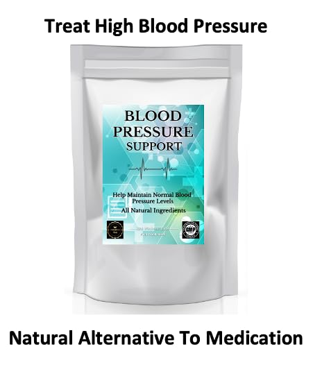 Generic Blood Pressure Support - High Potency Natural Food Supplement Pills - 180 Day Supply