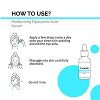 FaceLab Hyaluronic Acid Serum, Deep Hydration, Anti-Aging, Reduces Fine Lines and Wrinkles, Soothes Irritated Skin, Improves Texture, for All Skin Types, 30ml