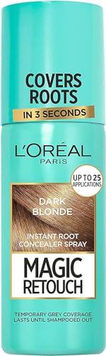 L'ORÉAL L'Oreal Paris Magic Retouch Root Touch Up Hair Dye, Dark Blonde, Pack of 3