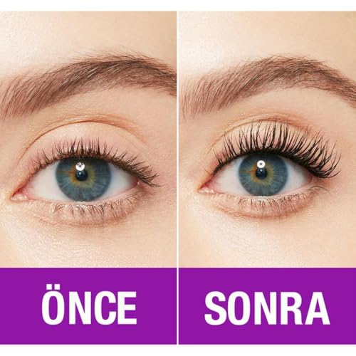 Maybelline The Falsies Instant Lash Lift Look Lengthening Volumising Mascara, Ultra black, 9.6 ml (Pack of 1)