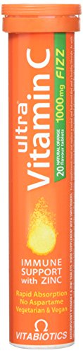 Vitabiotics Ultra Vitamin C Effervescent with Zinc - 20 Tablets