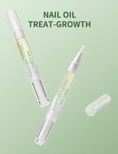 Radiant Nail Growth Oil, Cuticle Nail Oil, Radiant Nail Growth Oil Pen, Cuticle Oil for Nail, Cosmetics Nail Growth Oil, Nail Strengthener, Finger Edge Manicure Nourishing Pen(2 PCS)