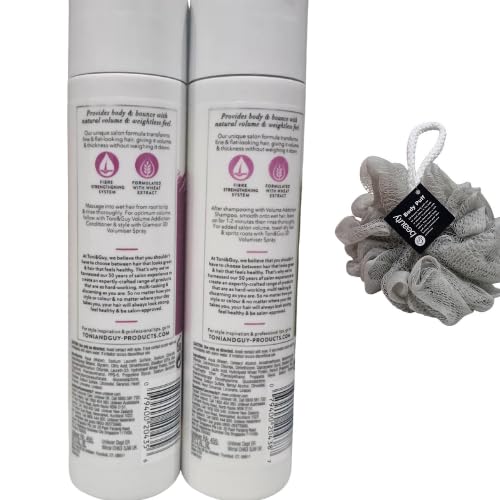 Generic Toni Volume Addiction Shampoo AND Conditioner for Fine Hair, 250ml,DUO SET With Free Beauty Body Puff(Any Colour)