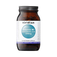 Viridian - Vitamin B5 (Pantothenic Acid) 350mg - 90 Vegetarian Capsules