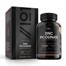 Zinc Picolinate 100mg - 1000% Daily NRV - Elemental Zinc Picolinate - 120 Vegan Capsules - No Additives â Non-GMO, Gluten Free.