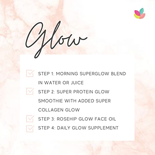 Soul Nutrients Superblend Glow 300g- Supergreens Blend- 35 35 food-based ingredients PLUS bioactive enzymes High-fibre, low fat and dairy-free Naturally-occurring vitamin C for immunity- Supergreen Shots