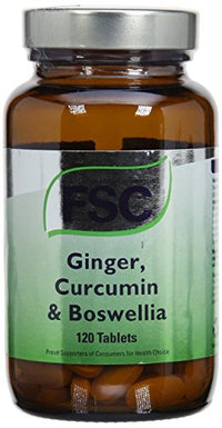FSC Ginger Curcumin & Boswellia 120 Tablets
