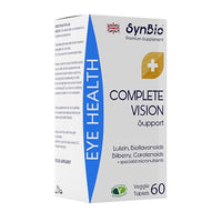 SynBio Premium+ - Eye Health - Complete Vision Support | 60 Veggie Tablets | 23 Nutrients Including Lutein, Zeaxanthin, Bilberry Extract | Protective Antioxidants | Eye Supplement for Normal Vision
