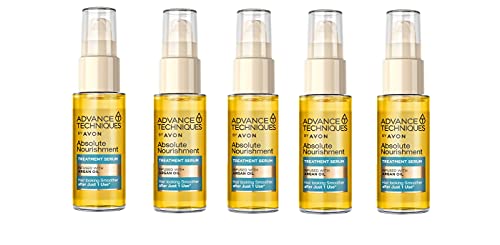 AVON 5 x Avon Advance Techniques 360 Nourishment Moroccan Argan Oil Leave-In Treatment