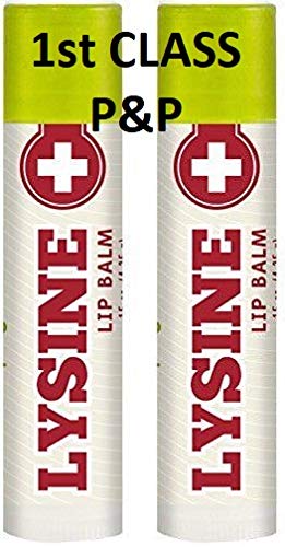 P.R. LYSINE Lip Balm 2 Tube Saver Pack 0.15 OZ (4 g) Fast Dispatch 312