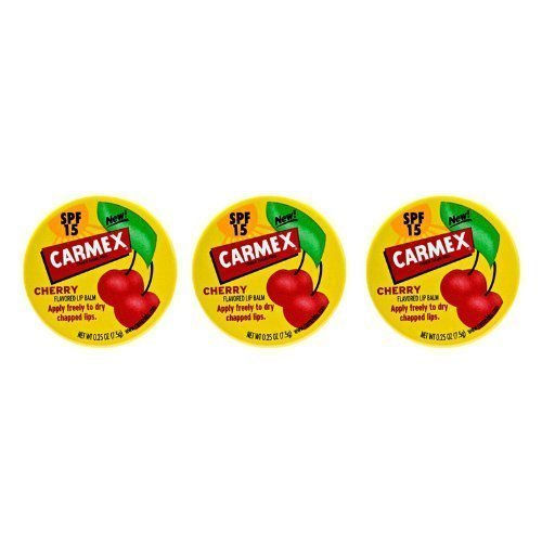 Carmex Lip Balm Pot (Cherry)-7.5G-PACK OF 3 by Carmex