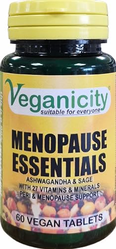 Veganicity Menopause Essentials : Women's Health Supplement : 60 Tablets, in a Planet-Friendly 99% Recycled Pot