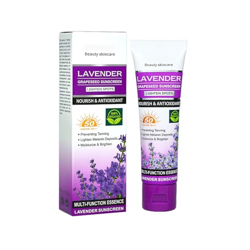 Lavender Sun Cream for Face and Body - Sun Cream SPF 50+ - Sun Block - SPF 50 Face Moisturiser