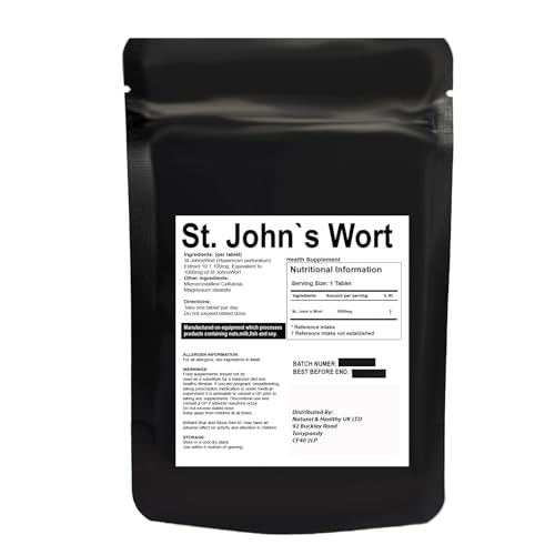 Generic St John`s Wort 1000mg (60 Tablets)