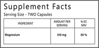 SynBio Premium - Ultra Magnesium Citrate | 60 Vegan Capsules | Essential Mineral for Health & Wellness | Support for Muscles, Nerves, and Bones