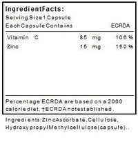 Metabolics Zinc & Vitamin C Capsules | Zinc Supports The Immune System- Highly Bio Available Zinc Vegetable Capsules Made in The UK to GMP Quality Standards