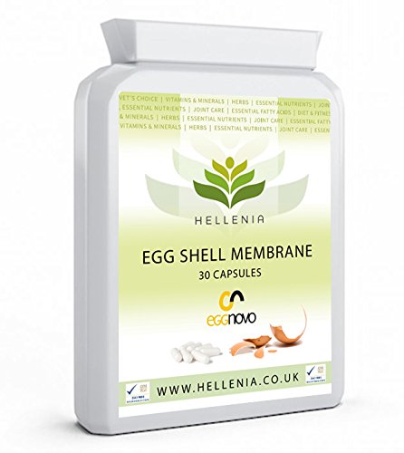 Hellenia’s Ovomet Eggshell Membrane 300mg | 30 Vegetarian Capsules | Joint Supplement | Gluten-Free | Soy-Free