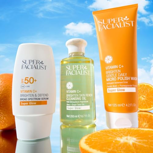 Super Facialist Vitamin C+ Brighten & Defend SPF50+ Broad Spectrum Serum