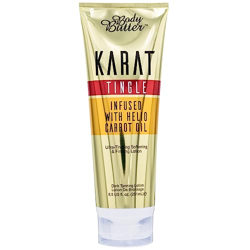 BODY BUTTER Body Butter Karat Tingle Tanning Lotion - Infused with Helio Carrot Oil (251ml)