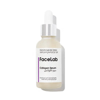 FaceLab Collagen Serum, Anti-Aging Formula, Reduces Wrinkles and Sagging, Moisturises and Softens Skin, Antioxidant Protection, for All Skin Types, 30ml