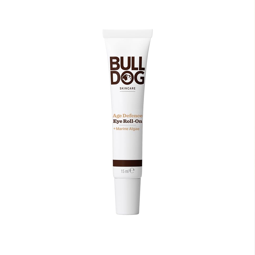 Bulldog Skincare Eye Roll On for Men, Age Defence, Rose, 15 ml