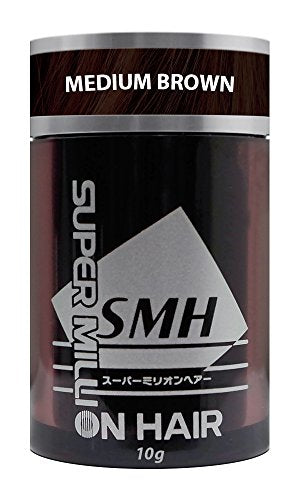 From the UK - Order by 1pm for next working day Super Million Hair - 1 x 10g Hair Building Fibres - No.23 Medium Brown