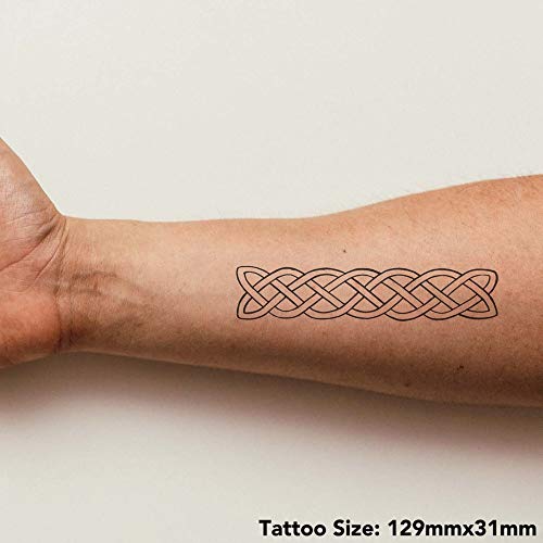 Azeeda 'Celtic Knotwork' Temporary Tattoo - Water Resistant, Skin-Safe, Non-Toxic Transfer (TO00016484)