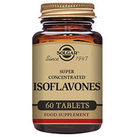 Solgar Super Concentrated Isoflavones Tablets - High Concentration - Contains Isoflavone Extract From Soy Germ - Food Supplement - Vegan, Vegetarian, Kosher - Pack of 60