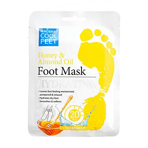 Escenti Cool Feet Honey & Almond Oil Hydrating Foot Mask