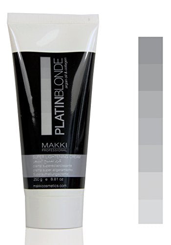 Makki Platin Blonde Hair Super Lightening Cream with Argan Oil and Collagen