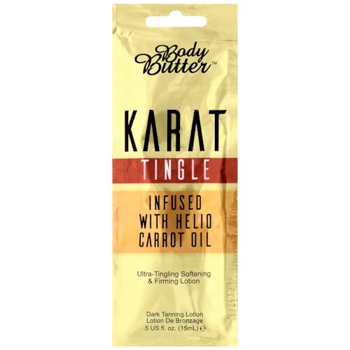 BODY BUTTER Body Butter Karat Tingle Tanning Lotion - Infused with Helio Carrot Oil (15ml)