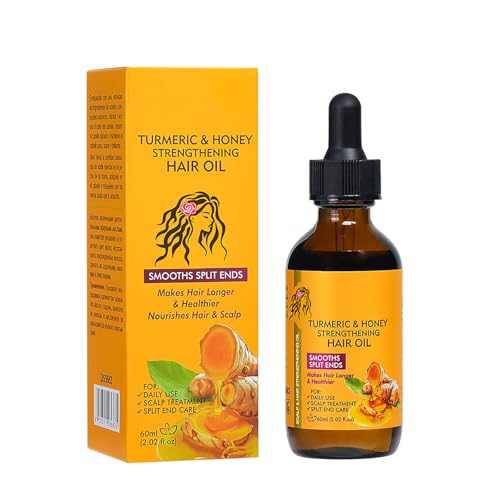 OKAQEE Turmeric & Honey Hair Oil for All Hair Types