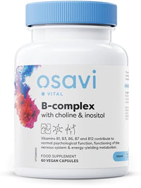 Osavi B-Complex with Choline & Inositol - 60 Vegan caps