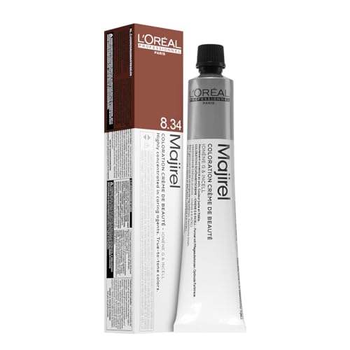 L'Oréal Professionnel Paris L'Oreal Majirel Hair Colour 50ml - 8.34