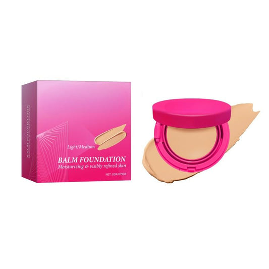 SHEBEEDO Bounce Foundation, Age-Defying Makeup Balm, Medium Buildable Coverage Powder Make Up for All Skin Types