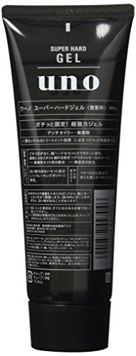 UNO Shiseido Uno Men's Hair Styling Super Hard Gel Wet Effect 180g