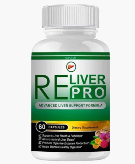 ReLiver Pro Advanced Support Formula/Liver Function & Natural Ingredients - 1 Month Supply - Dido Extreme Supplements