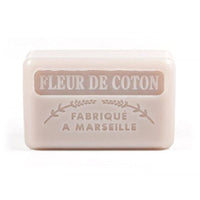 125g Savon De Marseille Soap - Cotton Flowers (Fleur de coton) by Foufour