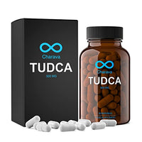 Charava Tudca 500mg x 30 Capsules - UK 3rd Party Tested - Liver Health Detox and Cleanse - Vegetarian and Vegan, GMP - Tudca Bile Salt Supplement Powder