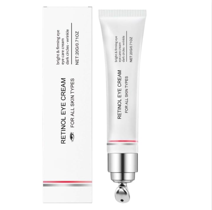TBeautfave Retinol Eye Cream for Dark Circles: Anti-Wrinkle Under Eye Cream, Fight Eye Puffiness, Fine Lines, Wrinkles