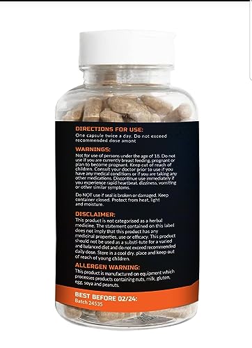 Generic Turkesterone 60 caps 500mg Daily - Natural Anabolic Supplement for Enhanced Muscle Growth and Performance- Boost Circulation, Performance & Muscle Recovery - Pure Active Ingredient