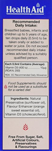 HealthAid 50ml Babyvit-D Drops