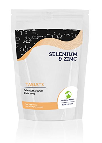 Selenium 100ug and Zinc 2mg and Yeast 300mg Food Supplement 60 Tablets