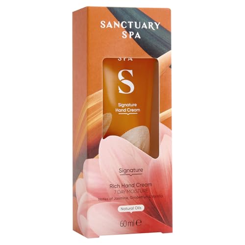 SANCTUARY Sanctuary Spa Signature Rich Hand Cream, Moisturiser, Body Cream, Vegan and Cruelty Free 60ml