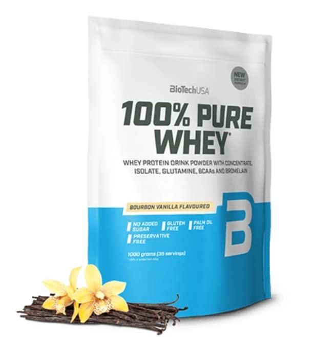 Biotech USA 100% Pure Whey 1000g Bourbon Vanilla