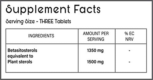 SynBio Premium+ - Plant Sterols | 60 Tablets | Vegetarian | Maintain & Lower Cholesterol Levels | Proven Supplement to Lower Cholesterol Levels | Supports Heart Wellbeing | Made in the UK