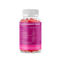 Marine Collagen Gummies - Hydrolysed Collagen Peptides with Zinc, Biotin and Folic Acid - Collagen Supplement for Men & Women - 60 Gummies for Hair, Skin, Nails & Joints - with Vitamin A, C & E