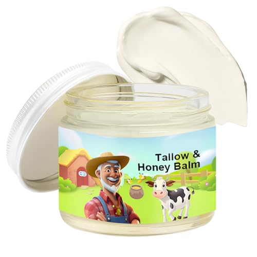 Beef Tallow Moisturiser, Beef Tallow Balm for Face & Body, Nourishing Body Moisturiser for Dry Skin