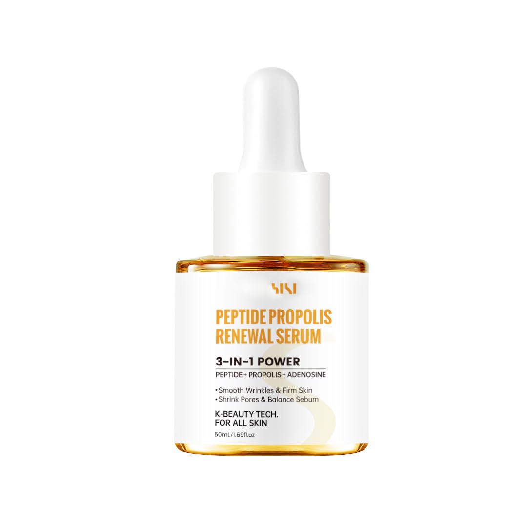 IZBEAUVO Peptide Propolis Serum, Peptide Complex, Propolis Extract, Hydrating Essence for Sensitive Skin, Anti-Aging Face Serum
