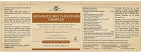 Solgar Advanced Multi-Enzymes Complex - 90 Vegetable Capsules Gold